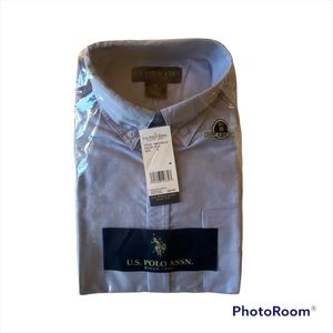 U.S. Polo Assn. Blue Short Sleeve Shirt Size M
